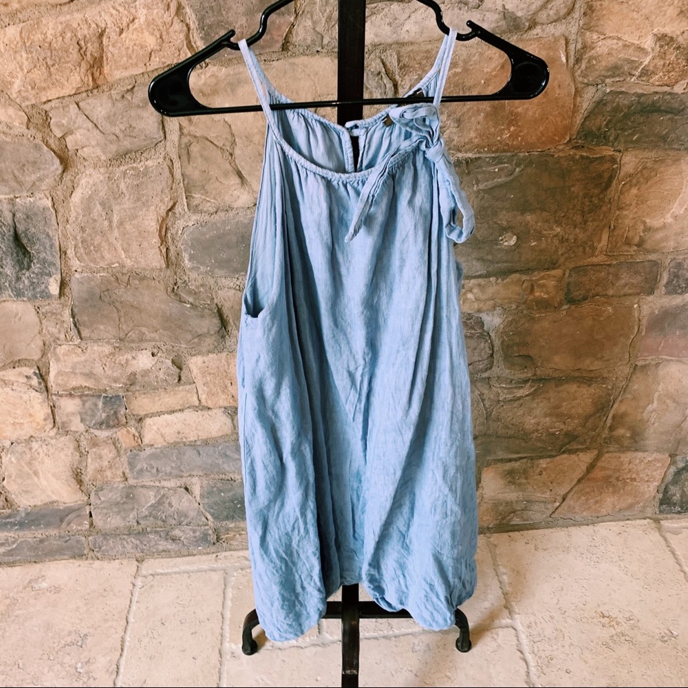 BABY BLUE JEAN (cotton) DRESS